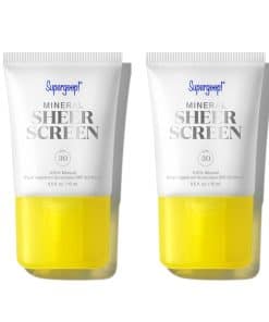 Supergoop! Mineral Sheerscreen SPF 30 PA+++, 0.5 fl oz -