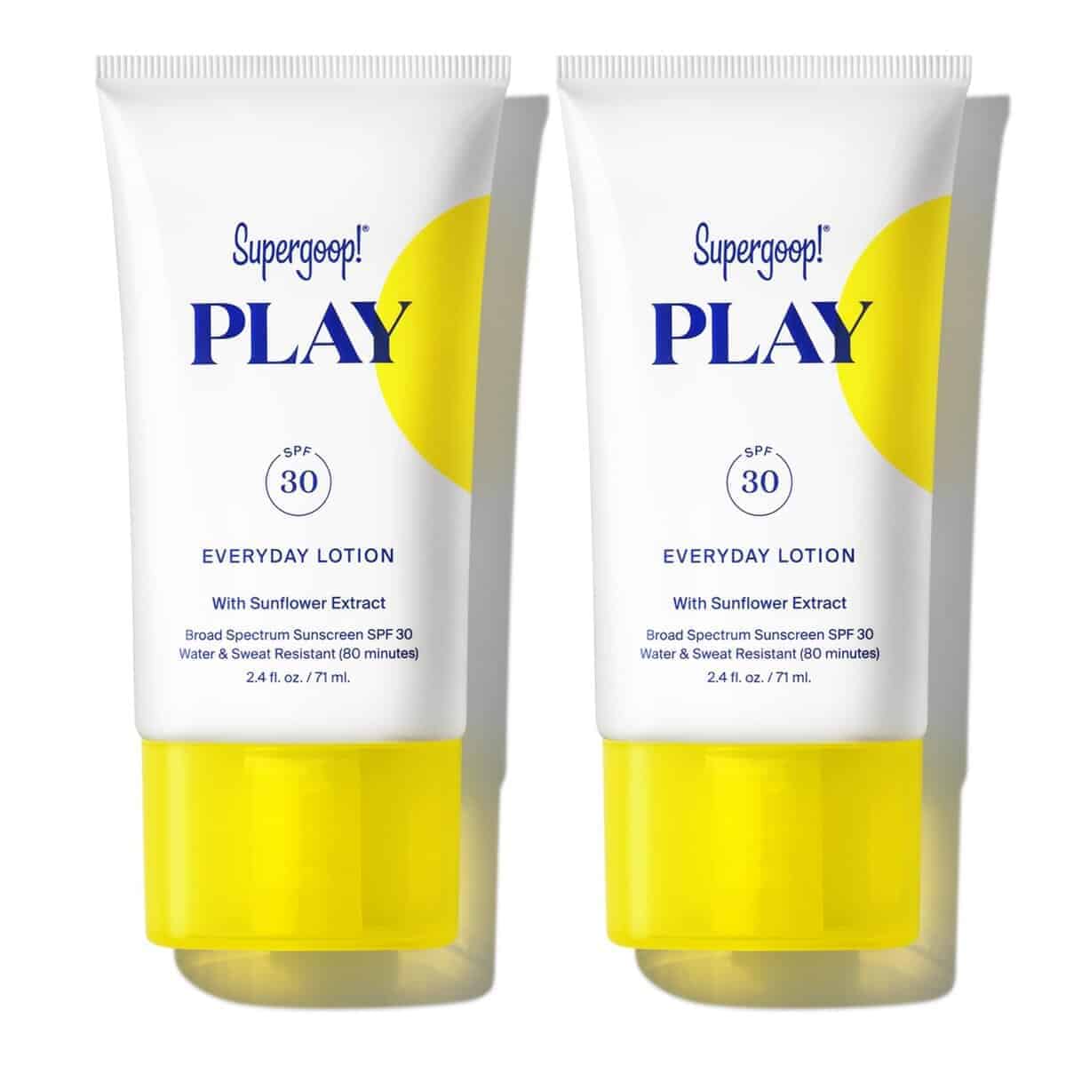 Supergoop! PLAY Everyday SPF 30 Loción - 2.4 oz, Paquete de