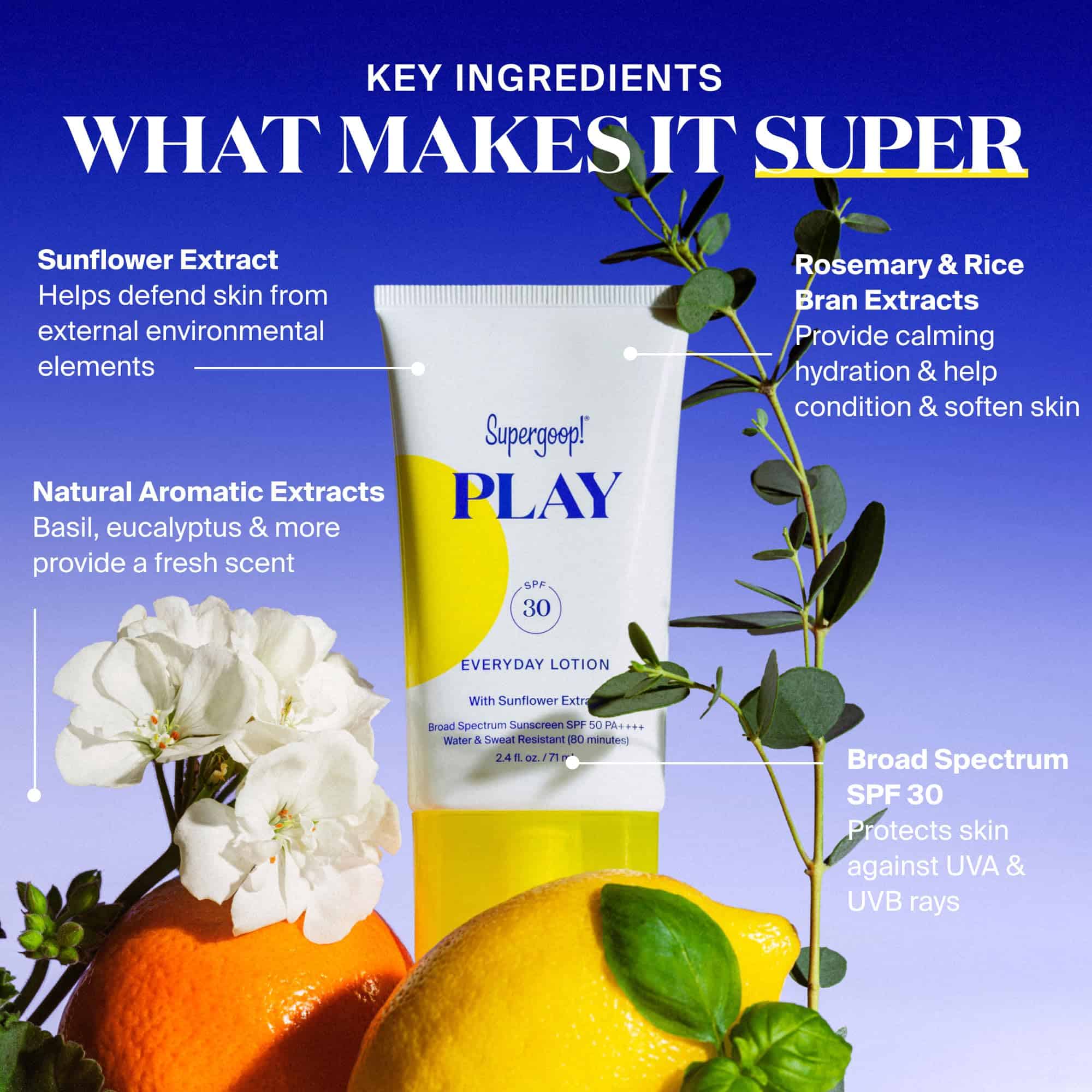 Supergoop! PLAY Everyday SPF 30 Loción - 2.4 oz, Paquete de - Imagen 6