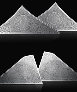 Cubierta de Altavoz de Puerta Interior de Acero Inoxidable