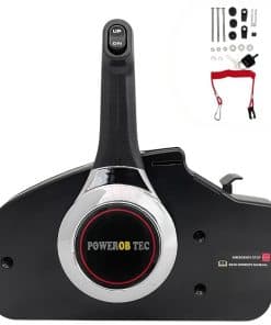 Caja de control de acelerador marino montada en el lateral