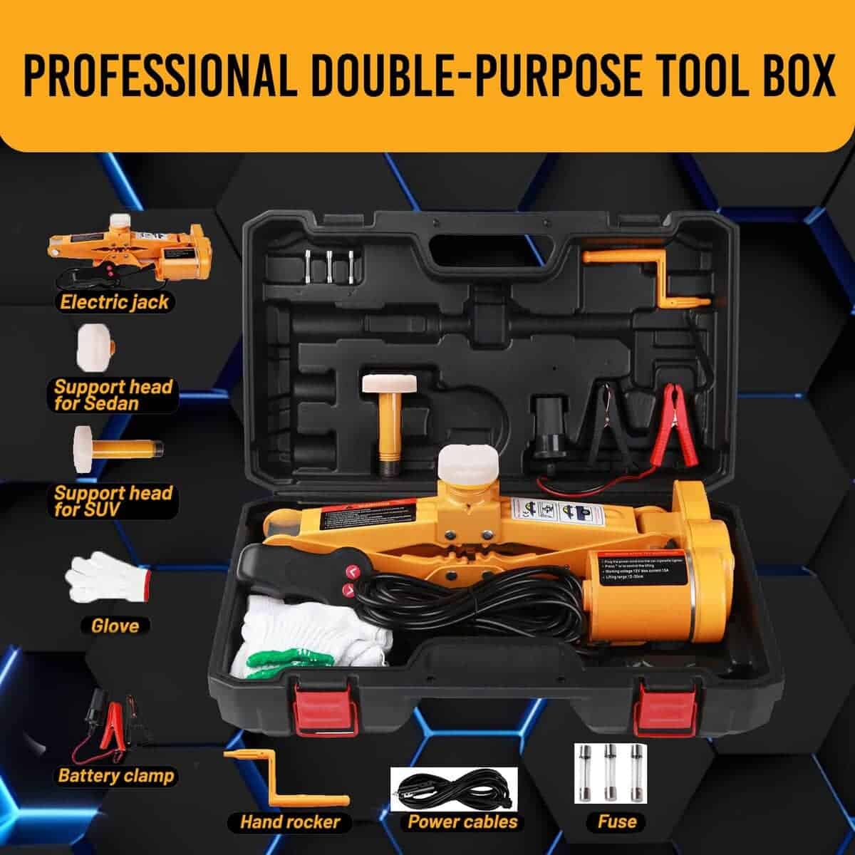 Gato Eléctrico ROGTZ de Tijera para Coche 3 Toneladas Todo - Imagen 7