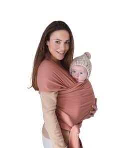 Mushie Baby Wrap Carrier | Algodón Orgánico -Cedar