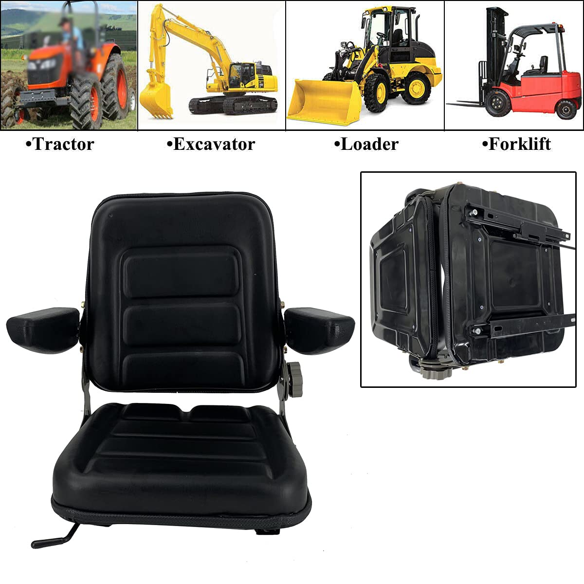 Asiento Universal para Montacargas SOFEDY de PVC, Asiento - Imagen 8