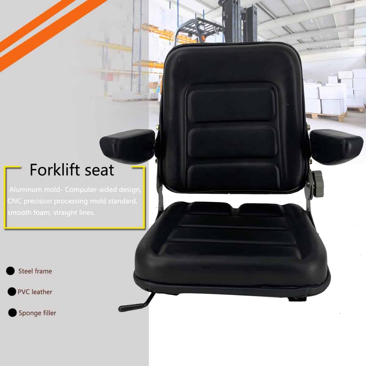 Asiento Universal para Montacargas SOFEDY de PVC, Asiento - Imagen 9