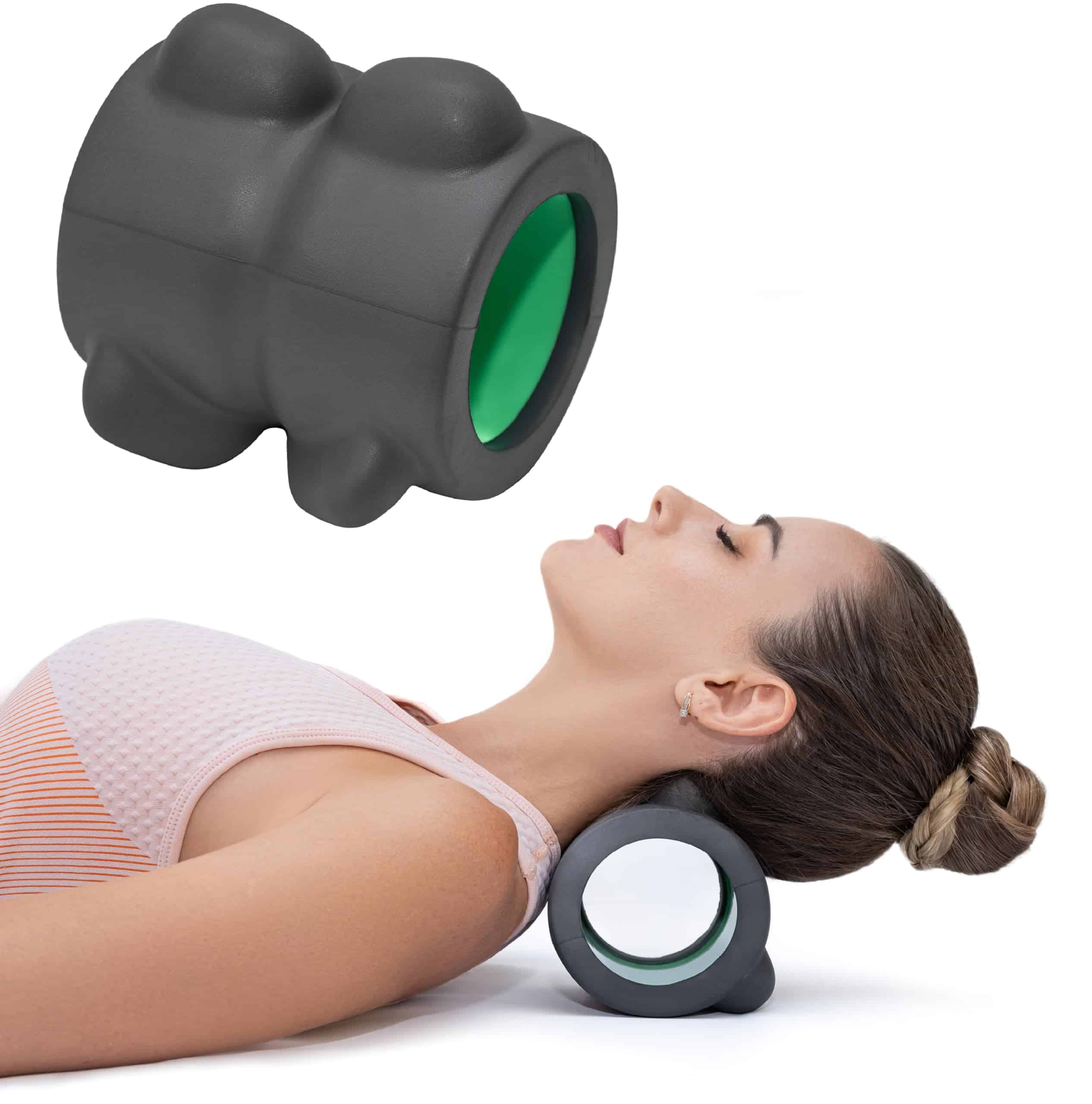 Rodillo de cuello de espuma Lumia Wellness - 4", Masajeador