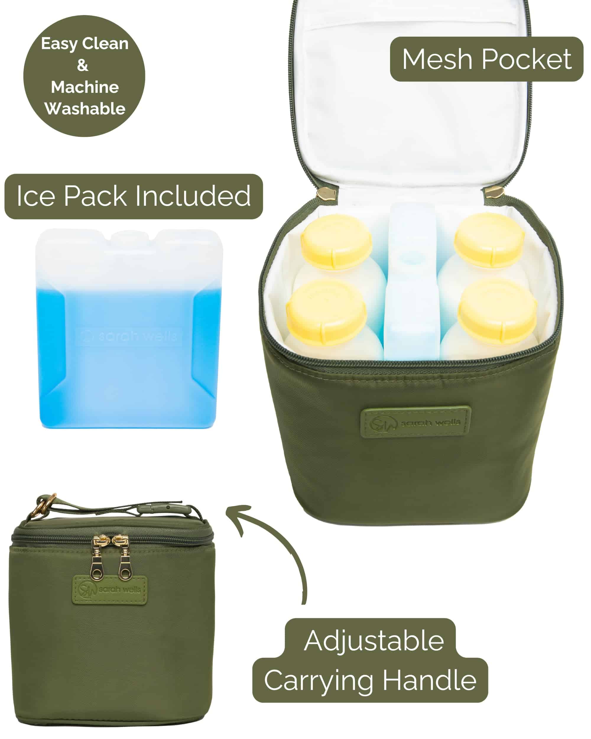 Enfriador de Leche Materna Cold Gold de -Olive - Imagen 4