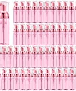 Lil Ray 50PCS Botella de Espuma Transparente con Bomba