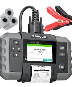 Probador de Batería de Coche, TOPDON BT600 12V, Pruebas de