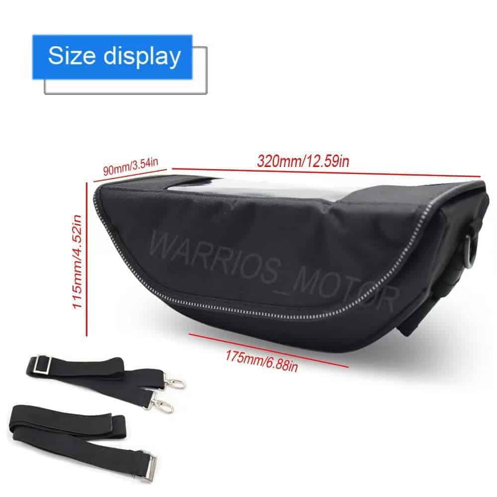 Bolso de Manillar para Motocicleta Impermeable Moderno - Imagen 8
