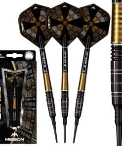 Dardos blandos Mission Crypt Black & Gold PVD M1 90% 20 g