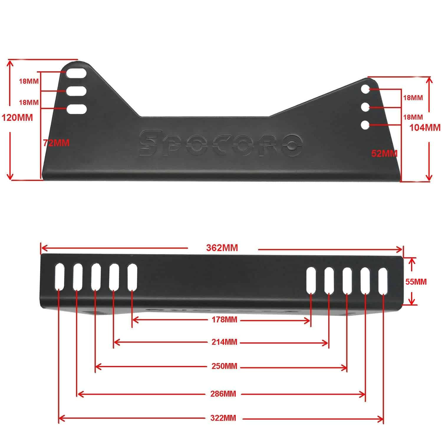 Soporte de Asiento Universal Spocoro para Asientos Bucket - - Imagen 8