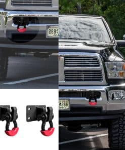 Soporte de Montaje de Gancho de Remolque -Negro