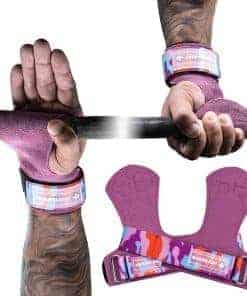 MANUEKLEAR Gym Straps, Dobles Correas -Morado