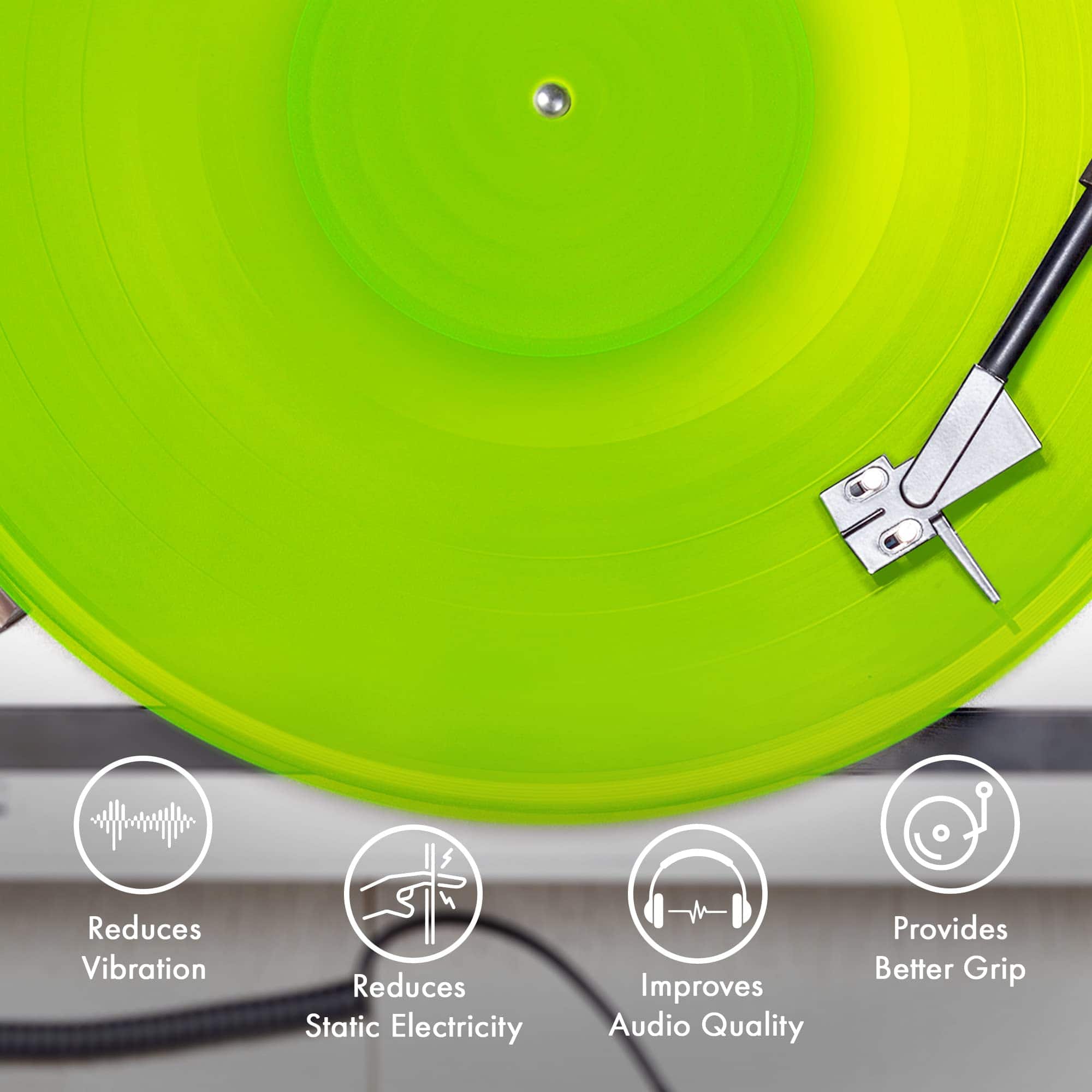 PRO SPIN Tapete Giratorio de Acrílico con Resplandor Verde - Imagen 4