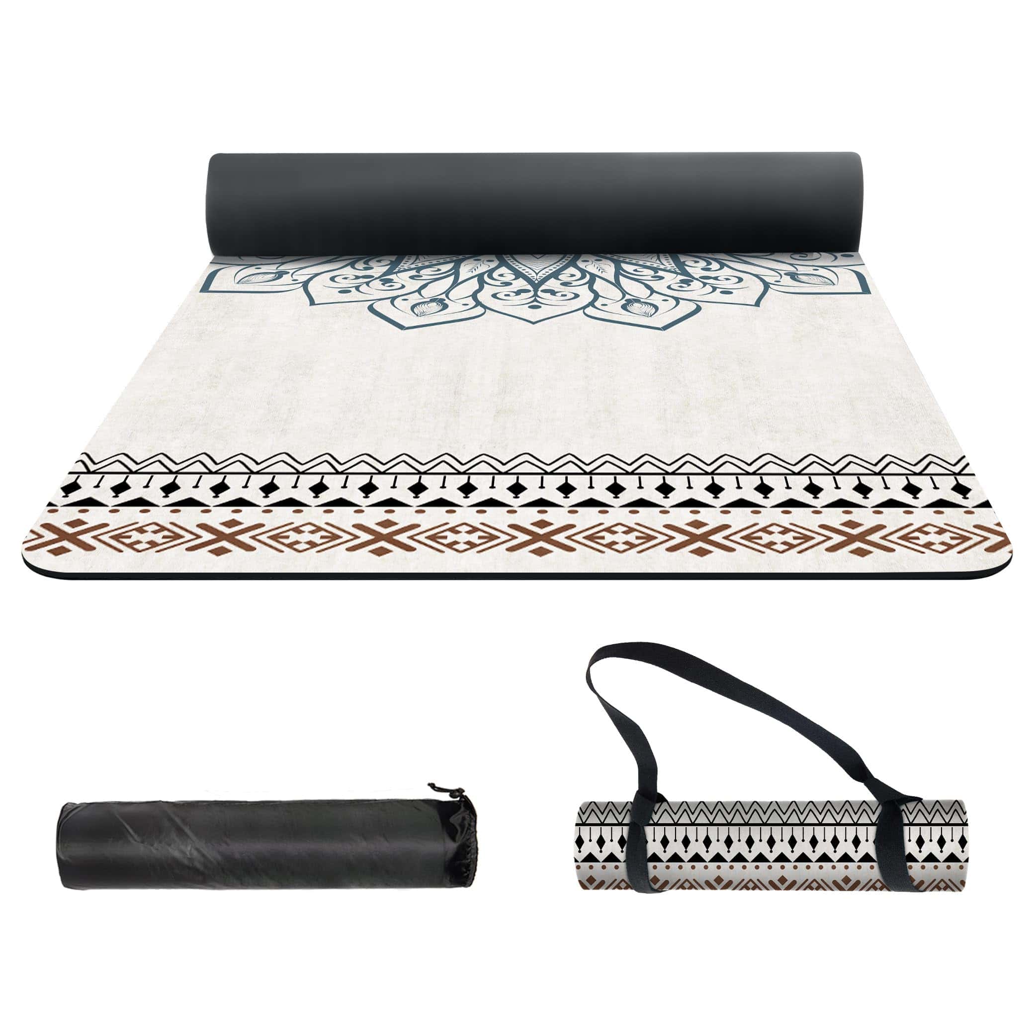 Tapete de Yoga estampado extra grueso nuveti TPE - de suelo - Imagen 3