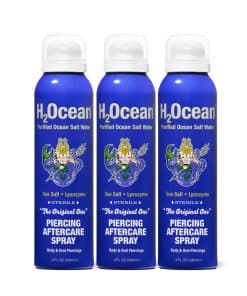 H2Ocean Spray para Cuidado de Piercings y Eliminación de