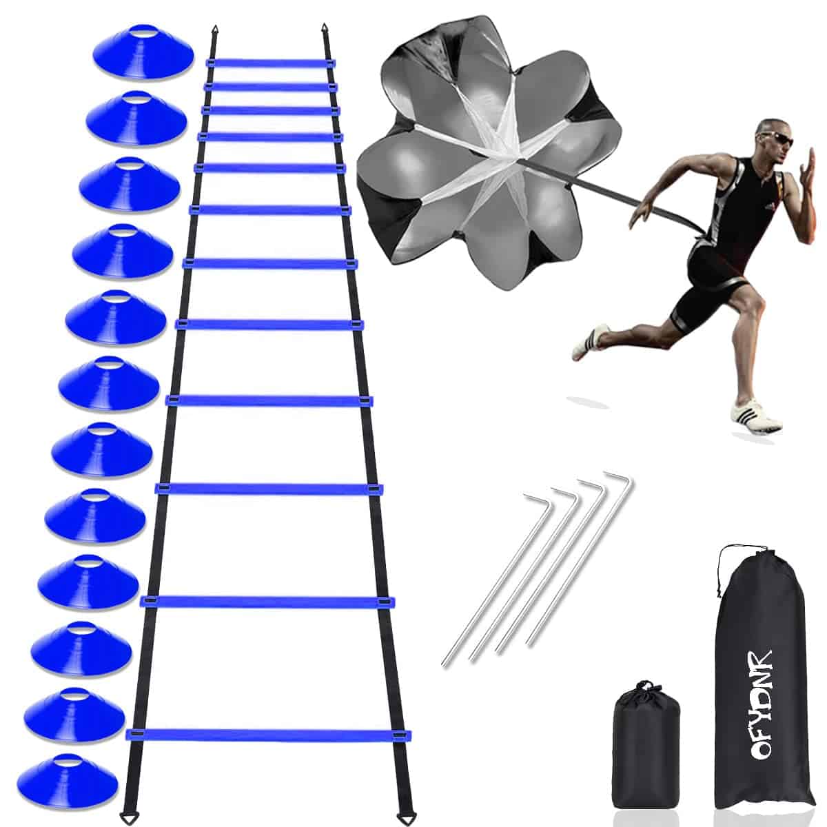 Set de Entrenamiento de Escalera de Velocidad y Agilidad