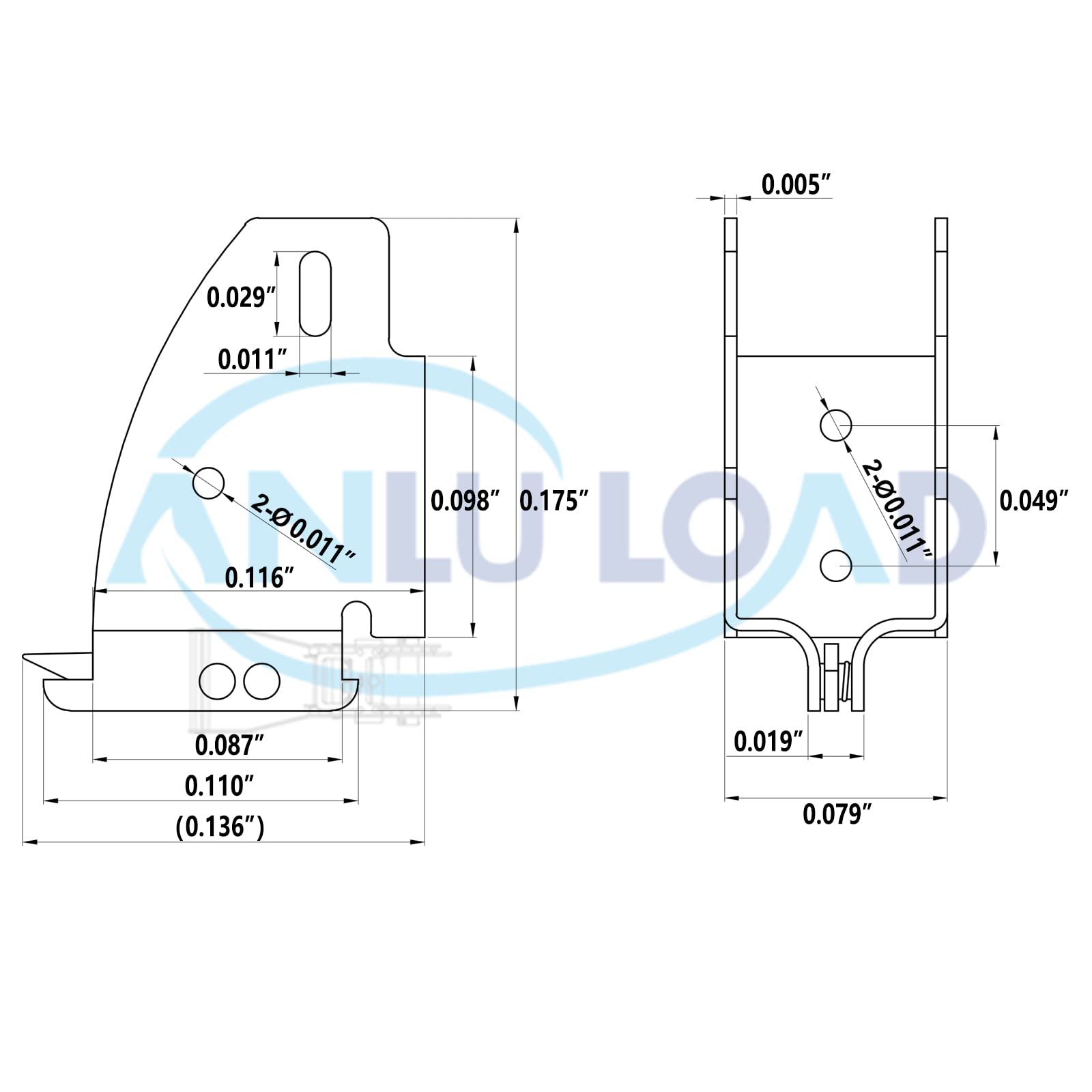 ANLULOAD Soporte de Viga de Madera para Riel E, Accesorios - Imagen 7