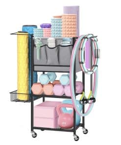 NANANARDOSO Organizador de Almacenamiento para Gimnasio en