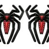 2pcs Emblemas de Araña Adhesivo para Coche 3D Calcomanía