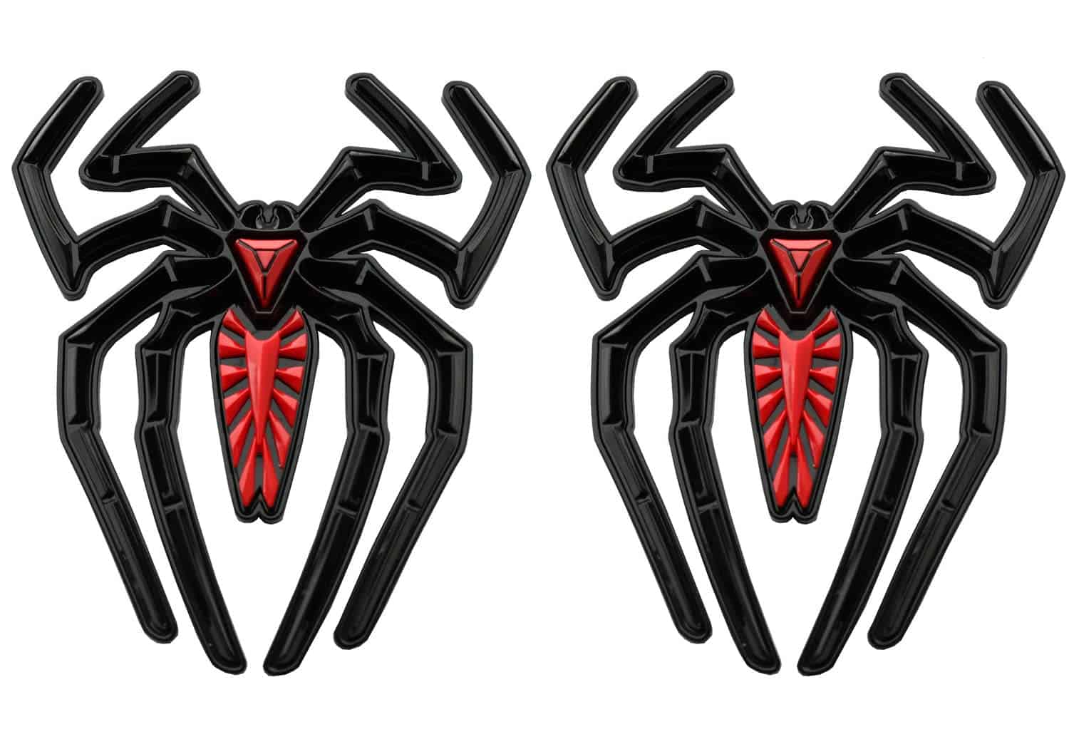 2pcs Emblemas de Araña Adhesivo para Coche 3D Calcomanía