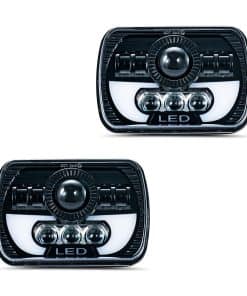 Faros cuadrados blancos de 7X6 pulgadas 5X7 pulgadas HI/LO