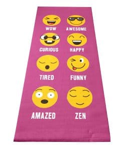 Tapete de Yoga Antideslizante de 60�x24� para -Frambuesa Emo