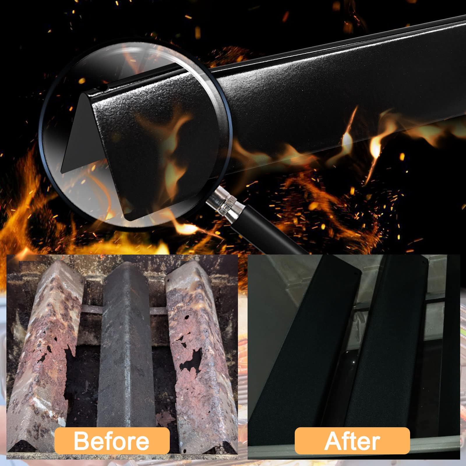 Barras Flavorizer 7636 para Weber Spirit II E-310 Piezas de - Imagen 6