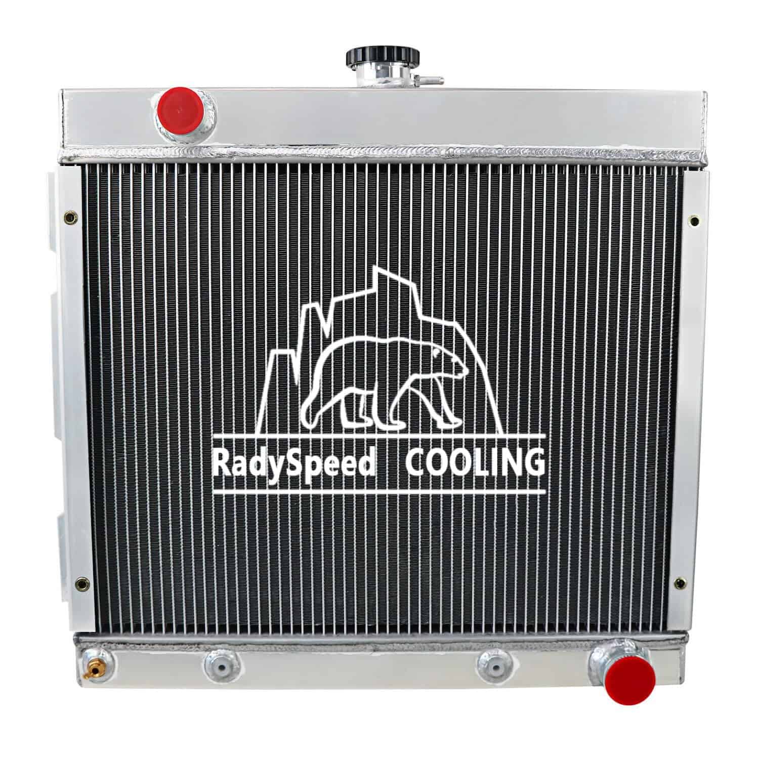 Radiador de aluminio de 4 filas RadySpeed para 1971 1972