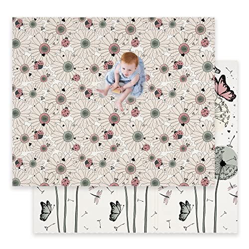 Tapete de juego para bebé JumpOff Jo - -Diseño de Mariquitas
