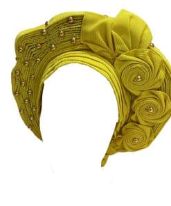 Auto Gele Nigeriano Sego Headtie para Mujeres Envoltura de