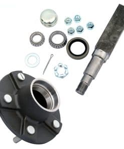 Kit de eje de cubo para remolque FKG 5 Perno en círculo de