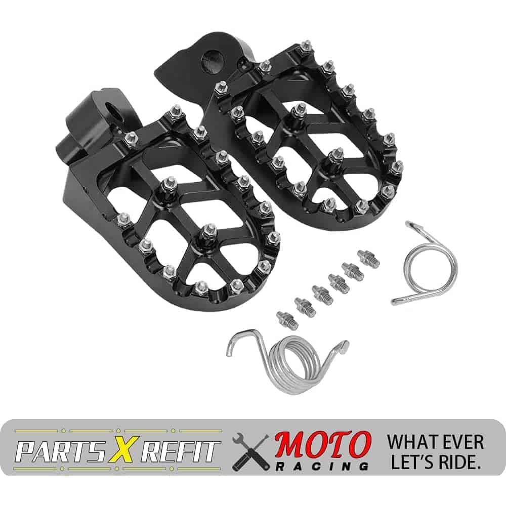 AnXin Estriberas para Motocicleta Pedales Reposapiés Reposo - Imagen 8