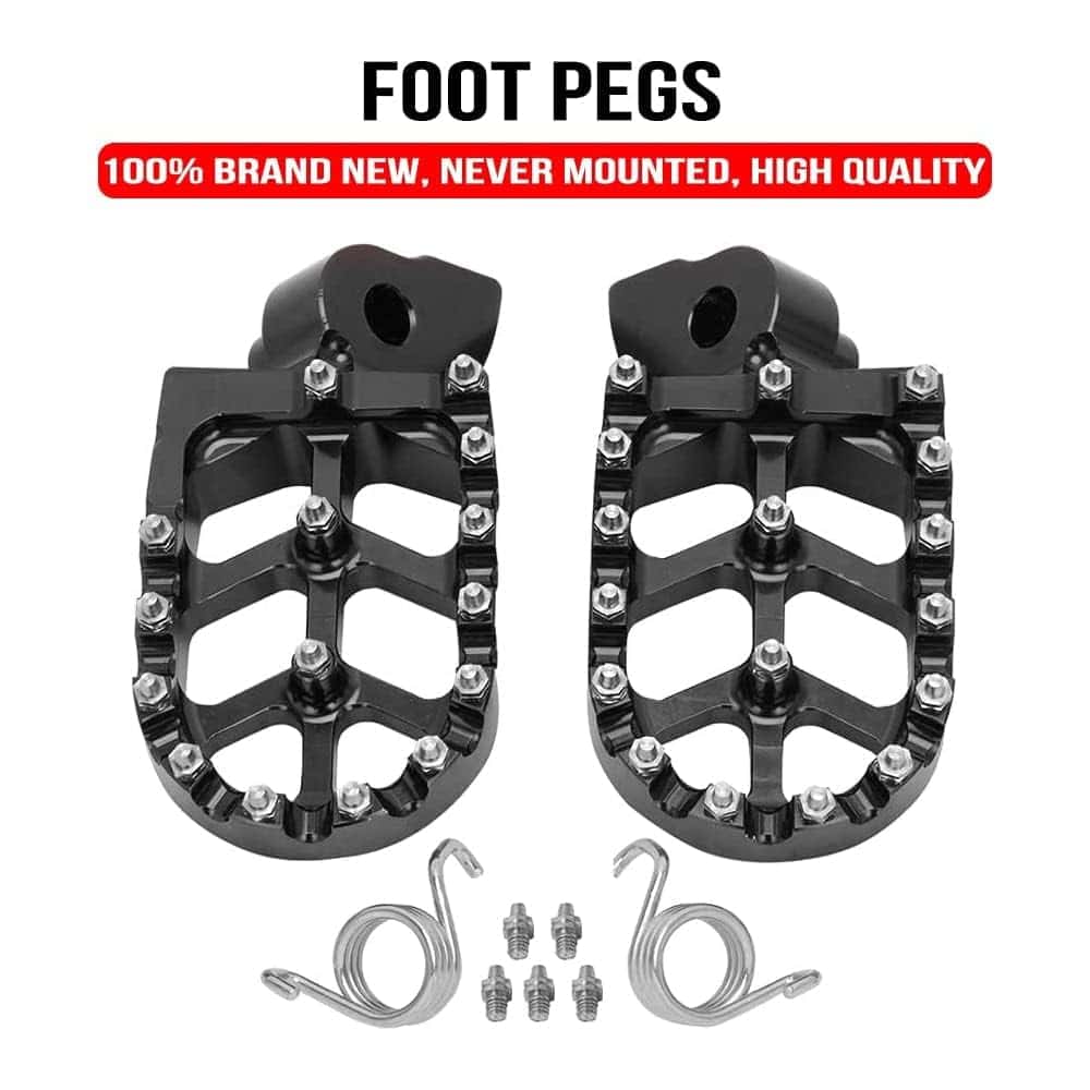 AnXin Estriberas para Motocicleta Pedales Reposapiés Reposo - Imagen 4