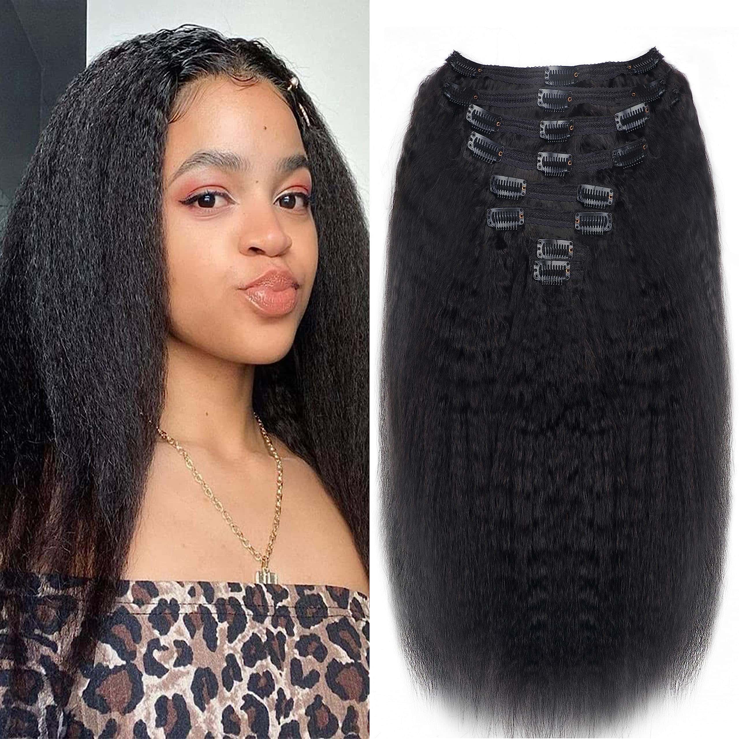 Extensiones de Cabello Clip Mihugass Pelo Real Clip Ins