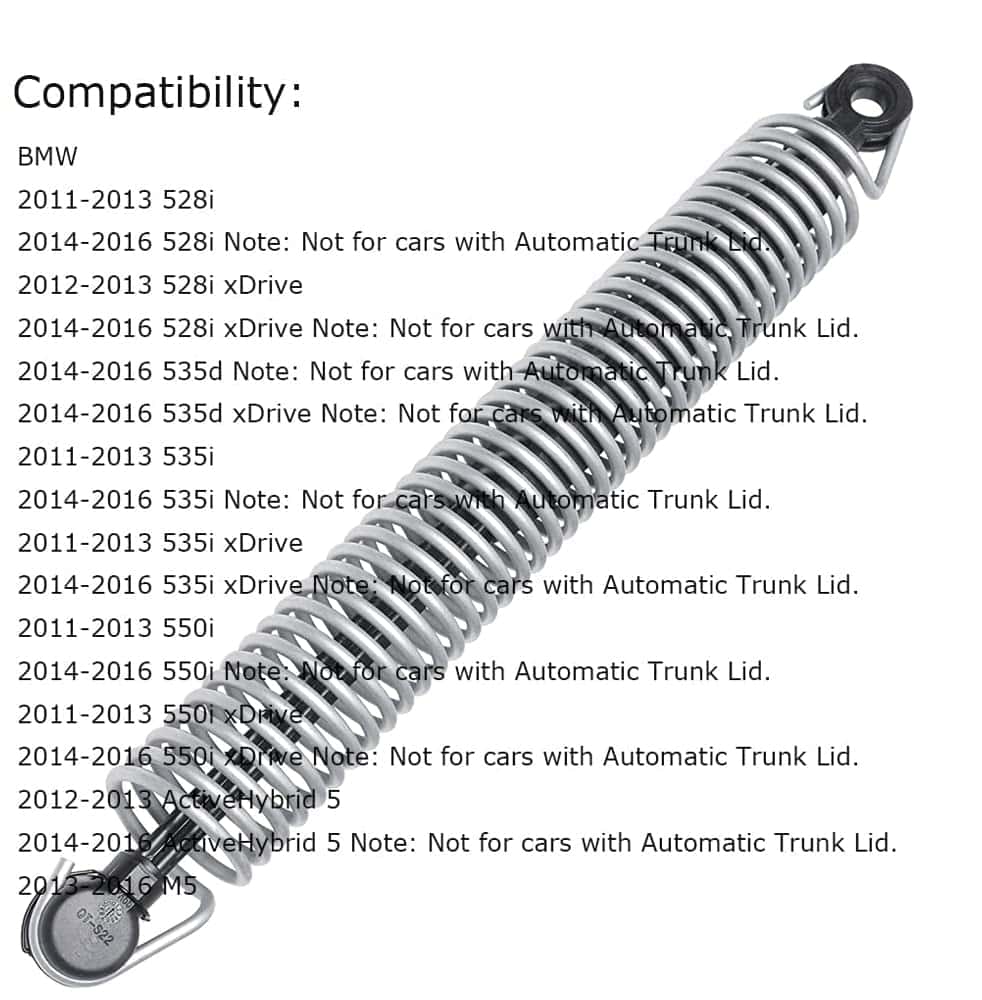 RANIT 51247204367 Piezas de Repuesto Resorte de Tensión del - Imagen 5
