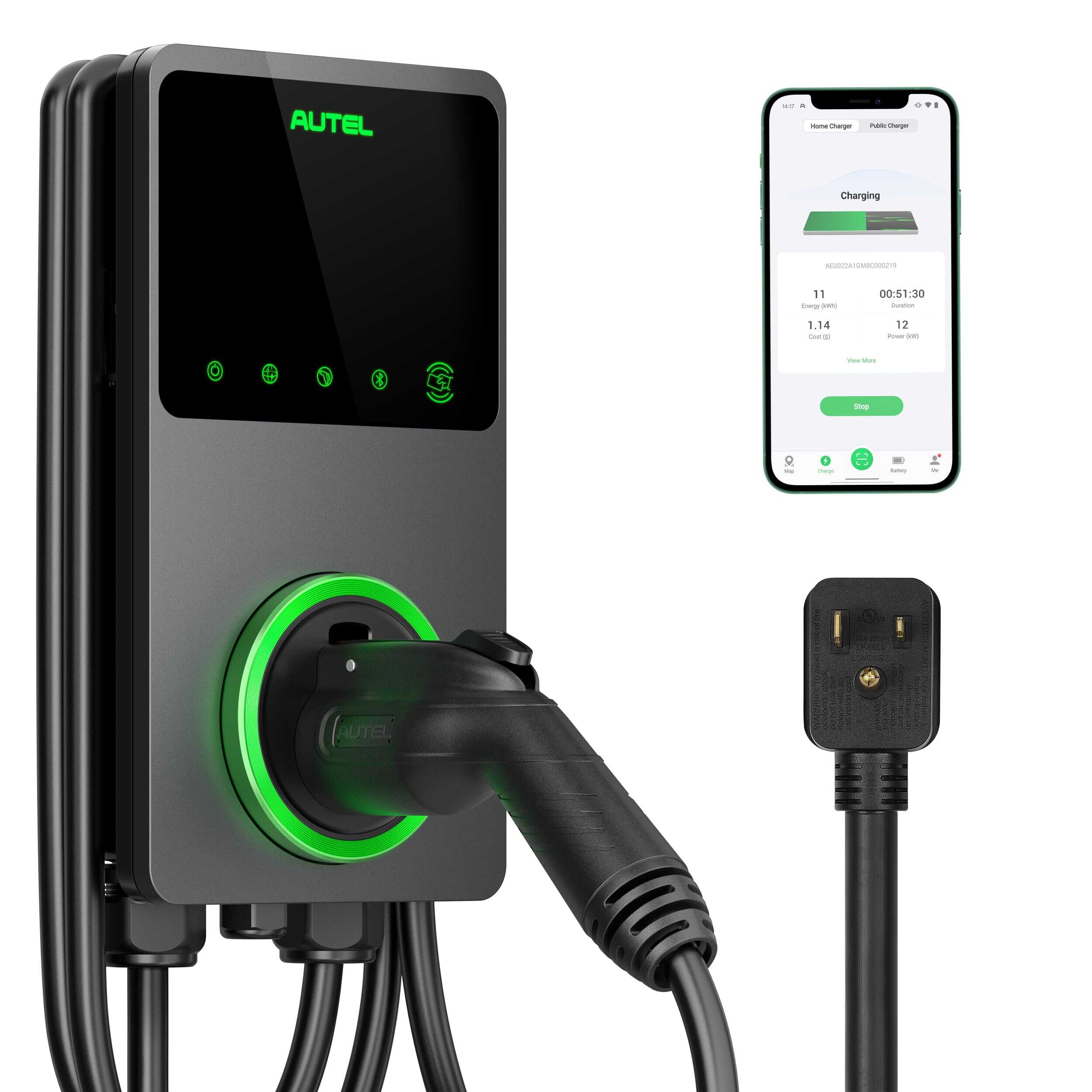 Cargador de Vehículos Eléctricos (EV) Autel -Gris Oscuro