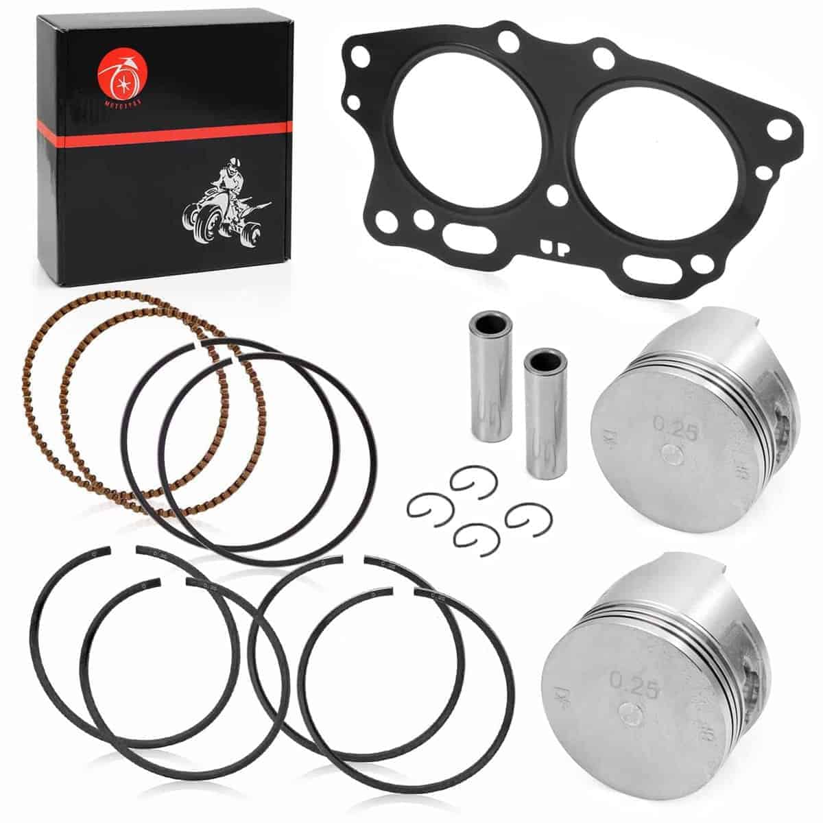 Pistón y Anillo Tamaño de 0.25mm de Sobremedida con Junta