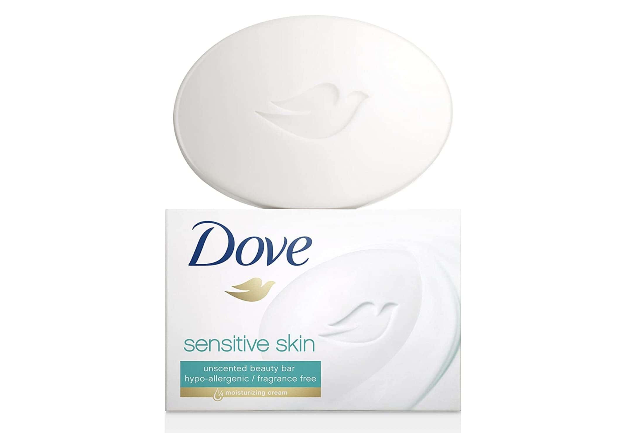 Jabón de Belleza Dove para Piel Sensible Limpiador