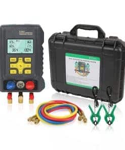 Manifold Digital con 93 Datos de Refrigerante, Conjunto de