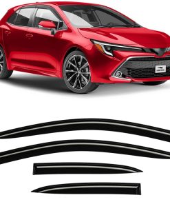 Voron Glass Deflectores de Lluvia Extra -Negro