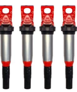 4PC ARKAUTO HIGH ENERGY RED TOP DELPHI TYPE IGNITION COIL