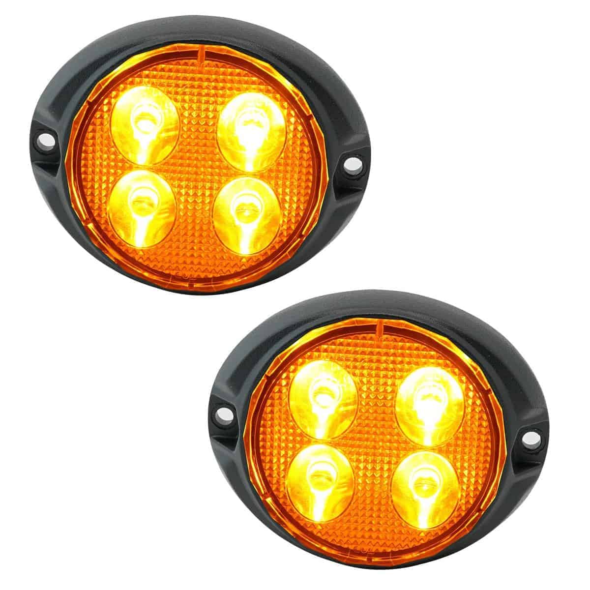 Luces estroboscópicas intermitentes de LED ámbar DUNTUO