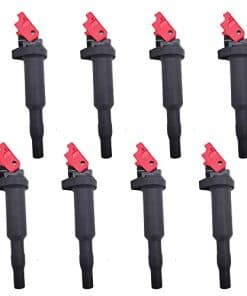 8PCS ARKAUTO BOBINA DE ENCENDIDO DE ALTA ENERGÍA ROJA TIPO