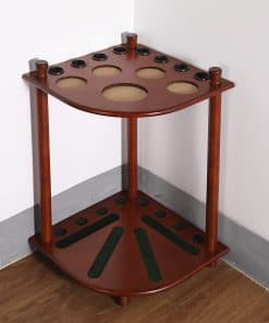Rack de 8 Palos de Billar de Pie - Sostiene 8 Palos de