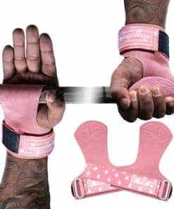 MANUEKLEAR Gym Straps, Doble Correas de Cuero para Hombre