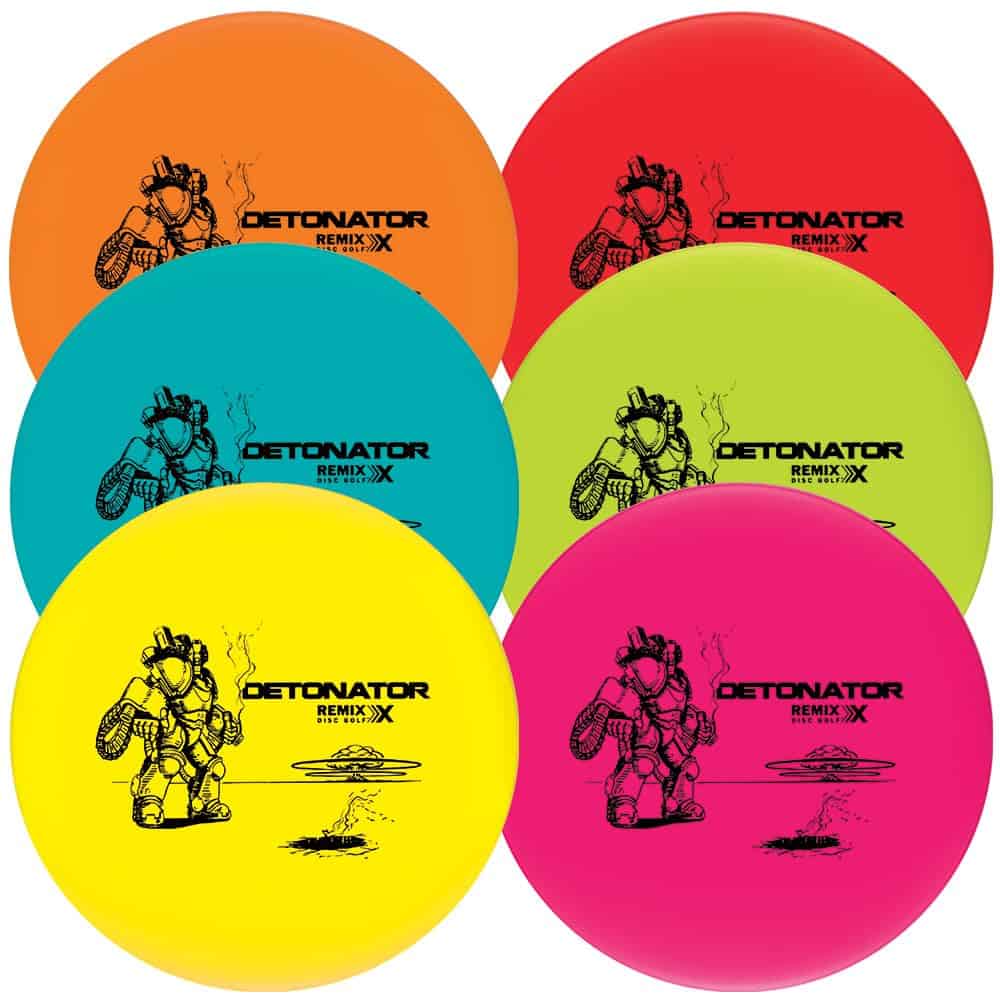 Paquete de Variedad de 6 Discos de Golf Remix Detonator