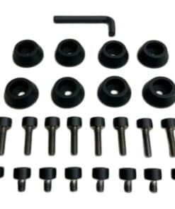 Kit de Pernos Ballistic Jester 814 en Negro Mate - 8 Piezas