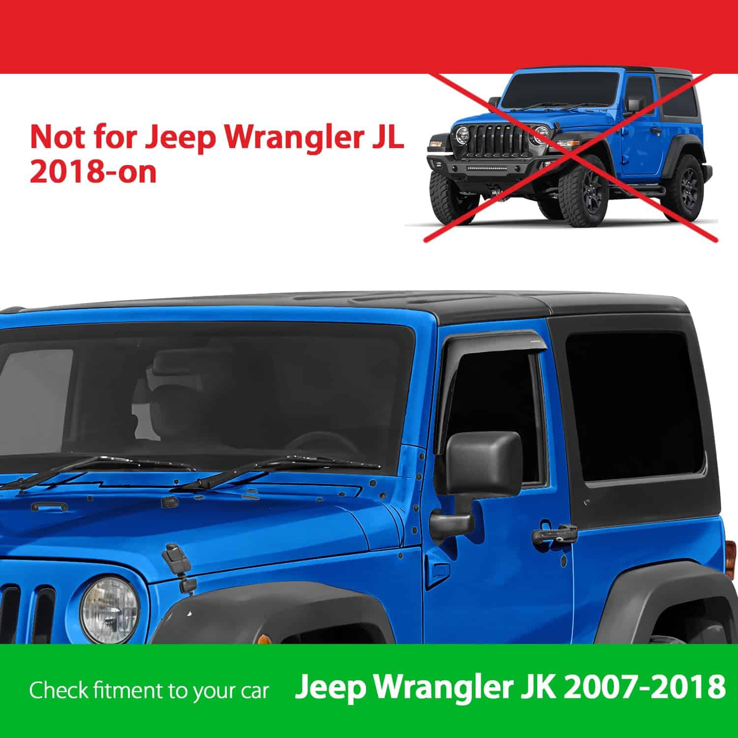 Deflectores de Ventana Irrompibles -Humo Premium - Imagen 4